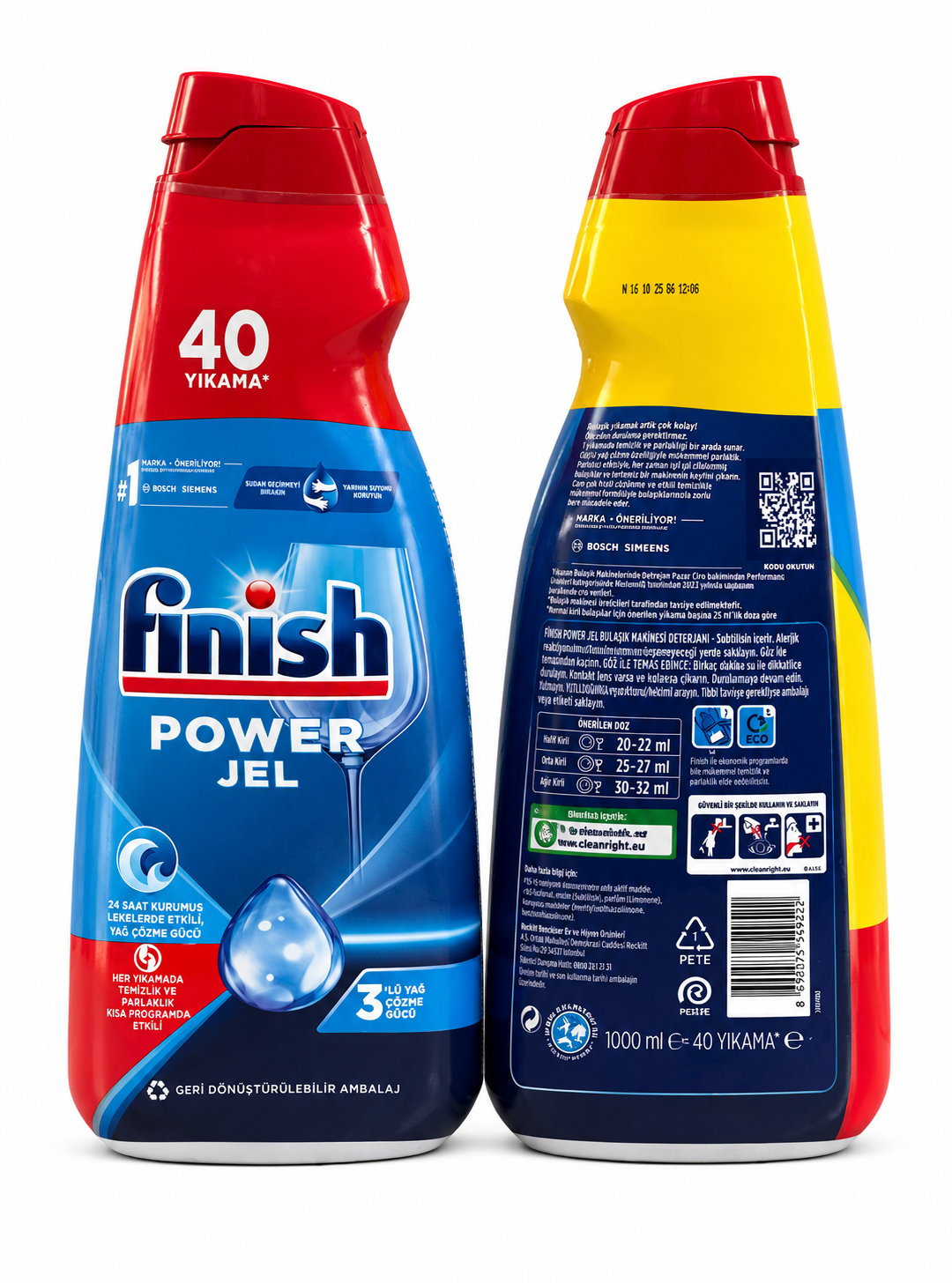 ژل ماشین ظرفشویی فینیش مدل Power Gel حجم ۱۰۰۰ میلی لیتر