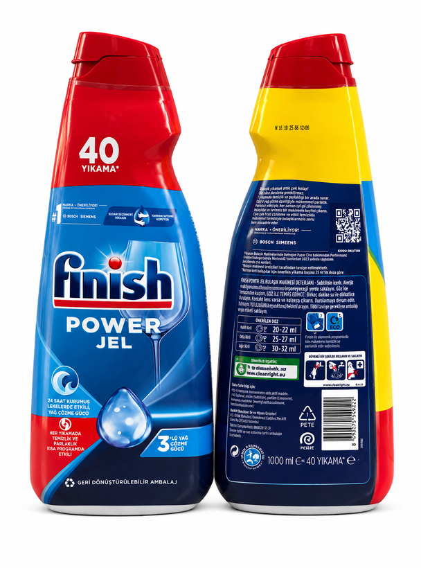 ژل ماشین ظرفشویی فینیش مدل Power Gel حجم ۱۰۰۰ میلی لیتر