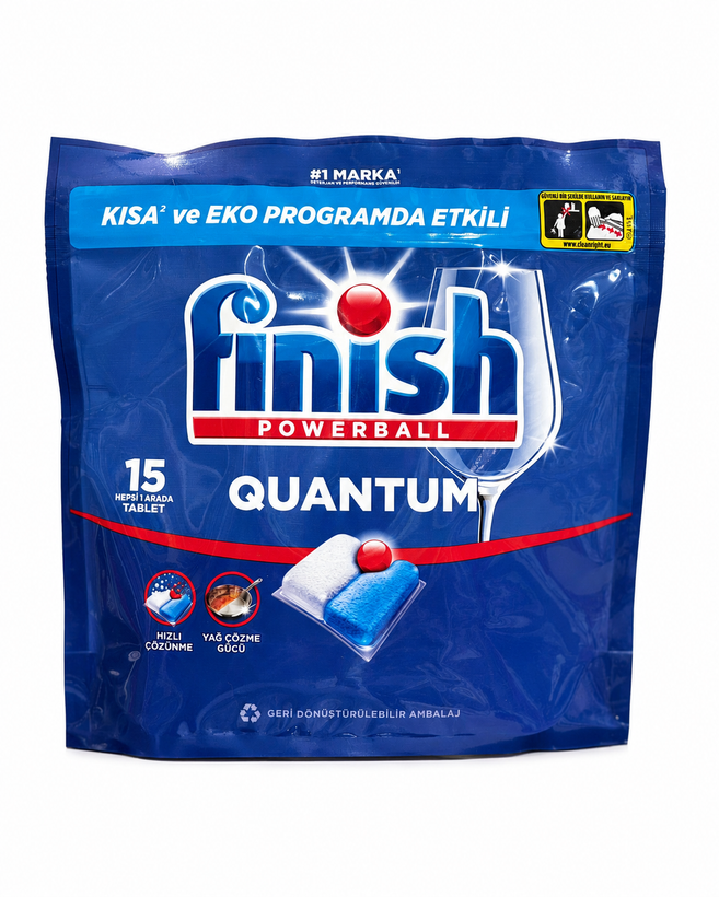 قرص ماشین ظرفشویی مدل QUANTUM بسته 15عددی