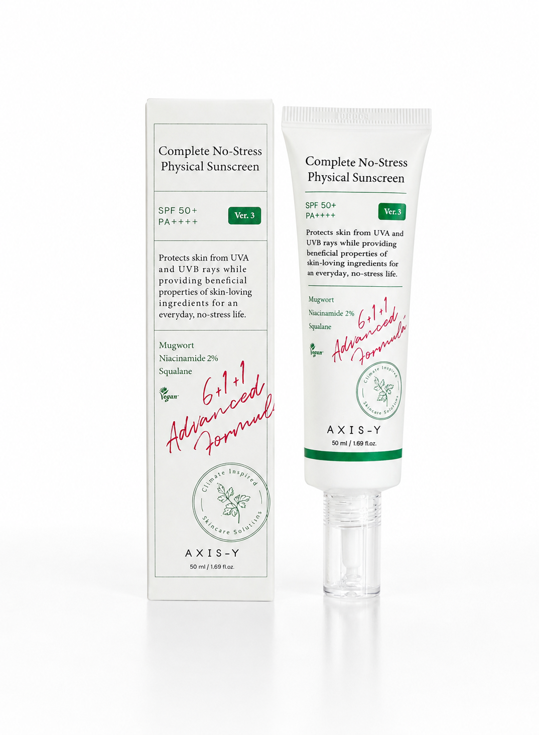 ضد آفتاب AXIS-Y Complete No-Stress SPF 50+ حجم 50 میل